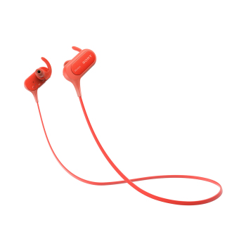 Sony หูฟังบลูทูธ Extra Bass สำหรับออกกำลังกาย รุ่น MDR-XB50BS(Red)