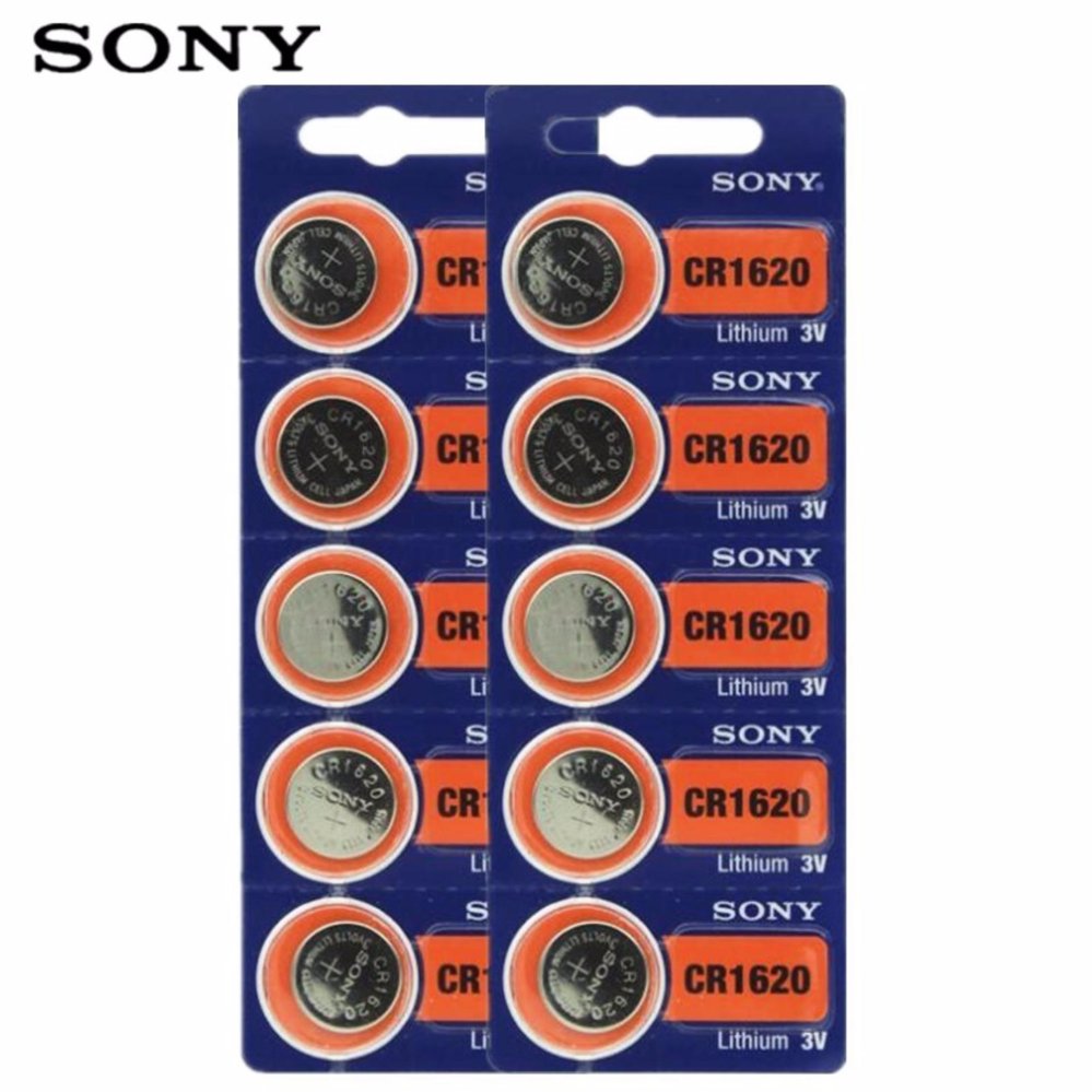 Sonyถ่านกระดุมSONY CR1620 Lithium 3V(2แพ็ค10ก้อน) Sonyถ่านกระดุมSONY CR1620 Lithium 3V(2แพ็ค10ก้อน)