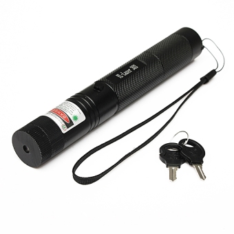 SPK303 Green Laser pointer แรงสูง พร้อมกุญแจนิรภัย (Black)