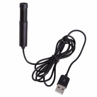 Super USB 2.0 Condenser Microphone Black SF-555B - Intl Super USB 2.0 Condenser Microphone Black SF-555B - Intl