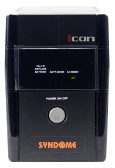 Syndome UPS รุ่น ICON-800 800VA / 320 Watt - black Syndome UPS รุ่น ICON-800 800VA / 320 Watt - black