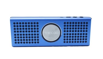 Thecoo BTD708K wireless speaker portable bluetooth sound box(สีฟ้า)