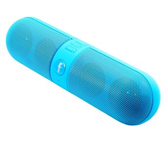 Took Dee Com Bluetooth Speaker pill M Super Bass - Blue