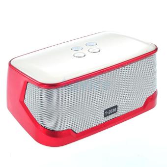 ประเทศไทย TOP Speaker Bluetooth T-2036 (Red)