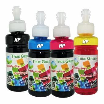 True Green inkjet refill 100ml. HP all model : B/C/M/Y ( ชุด 4 ขวด) True Green inkjet refill 100ml. HP all model : B/C/M/Y ( ชุด 4 ขวด)