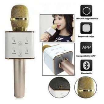 ดูภาพ TUXUN Q7 ไมโครโฟนไร้สายแบบมือถือลำโพงบลูทูธ สำหรับ iOS / Android เพิ่มเติม TUXUN Q7 ไมโครโฟนไร้สายแบบมือถือลำโพงบลูทูธ สำหรับ iOS / Android