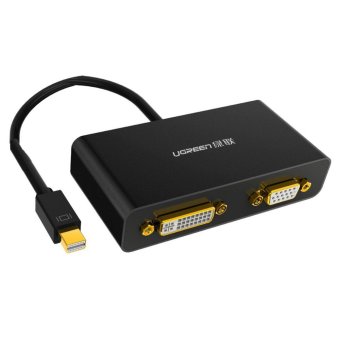 UGREEN ปลั๊กแปลงสัญญาณ Mini DisplayPort ไปเป็น HDMI VGA และ DVIใช้งานกับ Apple Macbook iMac ได้ - 10440 UGREEN ปลั๊กแปลงสัญญาณ Mini DisplayPort ไปเป็น HDMI VGA และ DVIใช้งานกับ Apple Macbook iMac ได้ - 10440