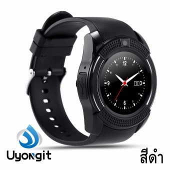 Uyongit smartwatch V8 นาฬิกาบลูทูธมีกล้อง/ใส่ซิม/ใส่การ์ด/รับสาย-โทรออก/ถ่ายรูป