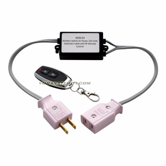 VRN-HD WSR-01 Wireless Switch AC Power 220 Volts Extension Cable with RF Remote Control