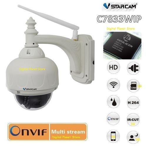 VStarcam กล้องวงจรปิด C7833WIP 720P 1.0 MP HD IR CUT ONVIF WIFI Waterproof กันน้ำ 100% VStarcam กล้องวงจรปิด C7833WIP 720P 1.0 MP HD IR CUT ONVIF WIFI Waterproof กันน้ำ 100%