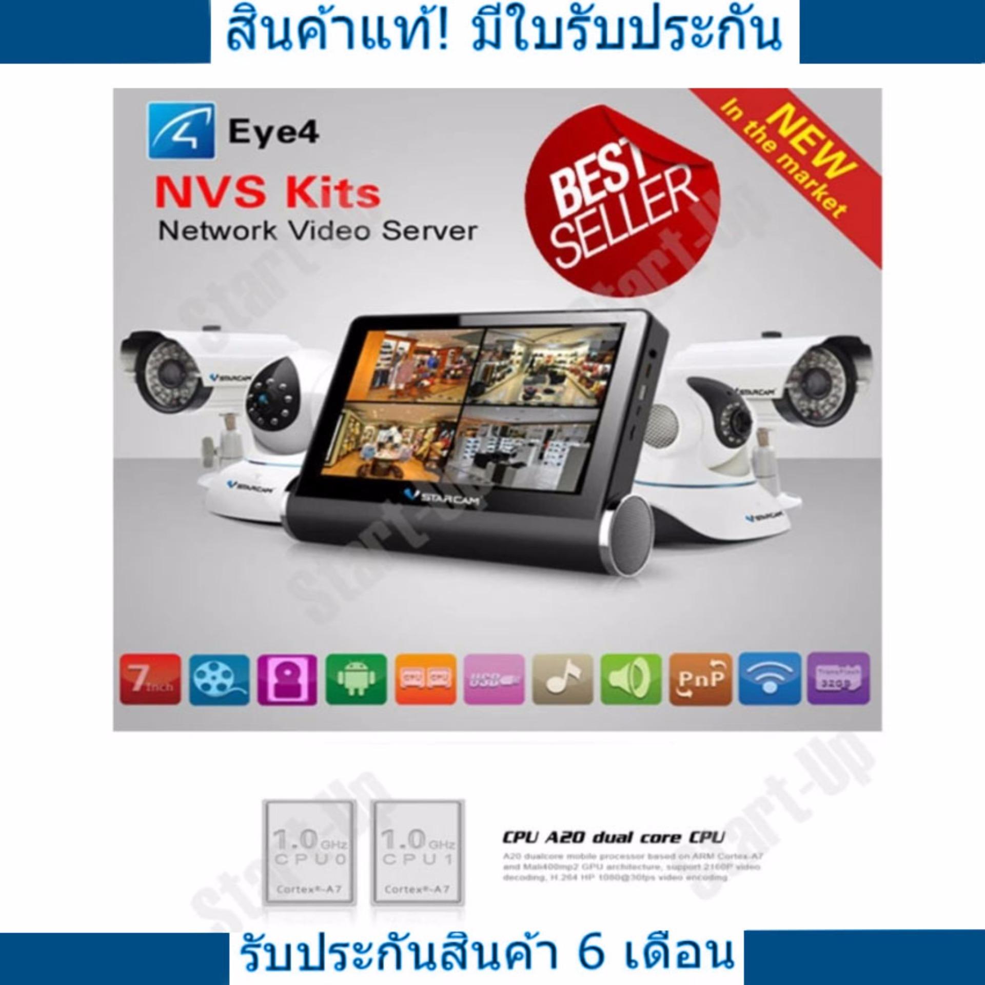 VSTARCAM เครื่องบันทึกกล้อง IP CAMERA VSTARCAM NVS-K200 - Black/White VSTARCAM เครื่องบันทึกกล้อง IP CAMERA VSTARCAM NVS-K200 - Black/White
