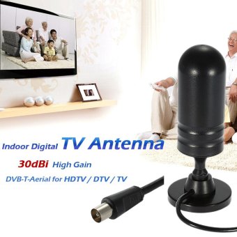 W30 Indoor Digital TV Antenna 30dBi High Gain Full HD 1080p VHF / UHF DVB-T-Aerial IEC Connector for HDTV / DTV / TV - intl W30 Indoor Digital TV Antenna 30dBi High Gain Full HD 1080p VHF / UHF DVB-T-Aerial IEC Connector for HDTV / DTV / TV - intl