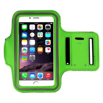 Waterproof Sport Armband ปลอกแขนมือถือออกกำลังกาย กันน้ำได้ สำหรับ iPhone 6 หน้าจอ 4.7 นิ้ว (สีเขียว)