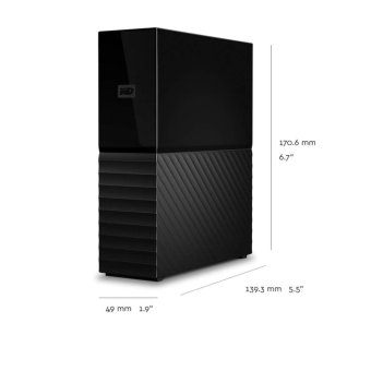 โปรโมชั่นพิเศษ WD My Book External 3TB (WDBBGB003HBK-SESN) 2017 - black เปรียบเทียบราคา WD My Book External 3TB (WDBBGB003HBK-SESN) 2017 - black