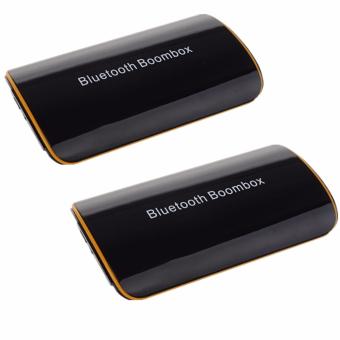 Wireless Bluetooth 4.1 Audio Stereo Receiver (Black) 2pcs