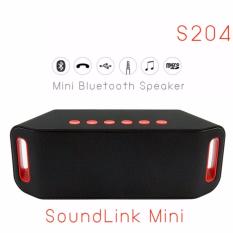 Wireless Speaker Mini Bluetooth Speaker Super Bass ลำโพงบลูธูท รุ่น
S204 (สีดำ)