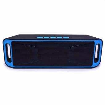 Wireless Speaker Super Bass Bluetooth ลำโพงบลูทูธ ไร้สาย รุ่น BS-2(สีน้ำเงิน)