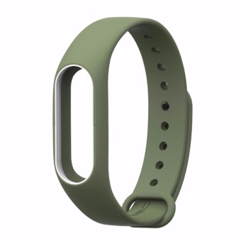 Xiaomi สายรัดข้อมือ Wristband Strap for Xiaomi Mi Band 2 (Navy Green White)