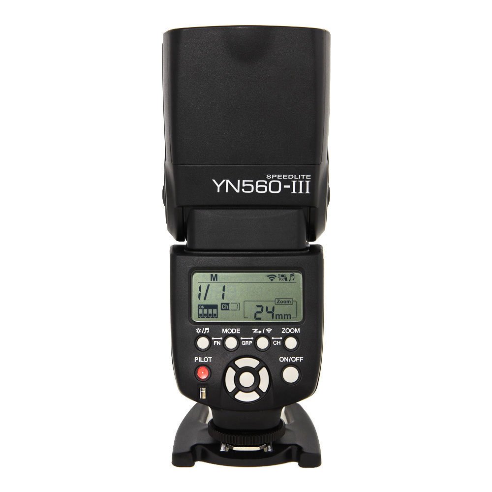 YongNuo แฟลช YONGNUO YN-560III Camera Flash Light (Black) ไม่รวม battery 5600K Color Temperature YongNuo แฟลช YONGNUO YN-560III Camera Flash Light (Black) ไม่รวม battery 5600K Color Temperature