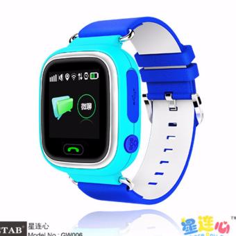 ZS Smart Watch Kids นาฬิกาโทรศัพท์มี GPS/GSM ในตัว หน้าจอทัชสกรีน (สีฟ้า) รุ่น GW006