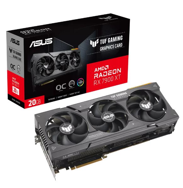 VGA (การ์ดแสดงผล) ASUS TUF GAMING RADEON RX 7900 XT OC EDITION 20GB GDDR6 ราคา 38,430 บาท*ส่งฟรี