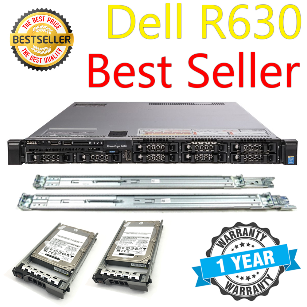 ขาย Server Dell R630 CPU E5-2620V3*2 HDD SAS600GB*2 RAM32GB RAID H730 Dual PSU*2 ประกัน 1 ปี !!! ราคา 33,899 บาท*ส่งฟรี