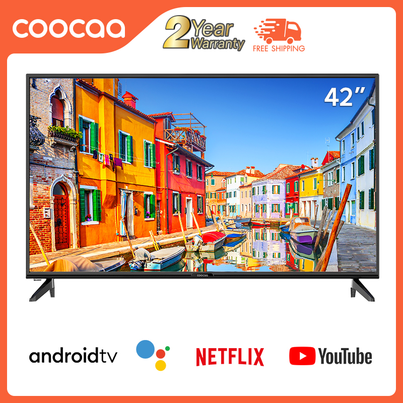 รายละเอียดเพิ่มเติมเกี่ยวกับ [ประกัน3ปี + ส่งฟรี + ผ่อน0%] COOCAA 42S3G ทีวี 42 นิ้ว Inch Android TV LED  TV  Yo Built-In FHD Television Netflix