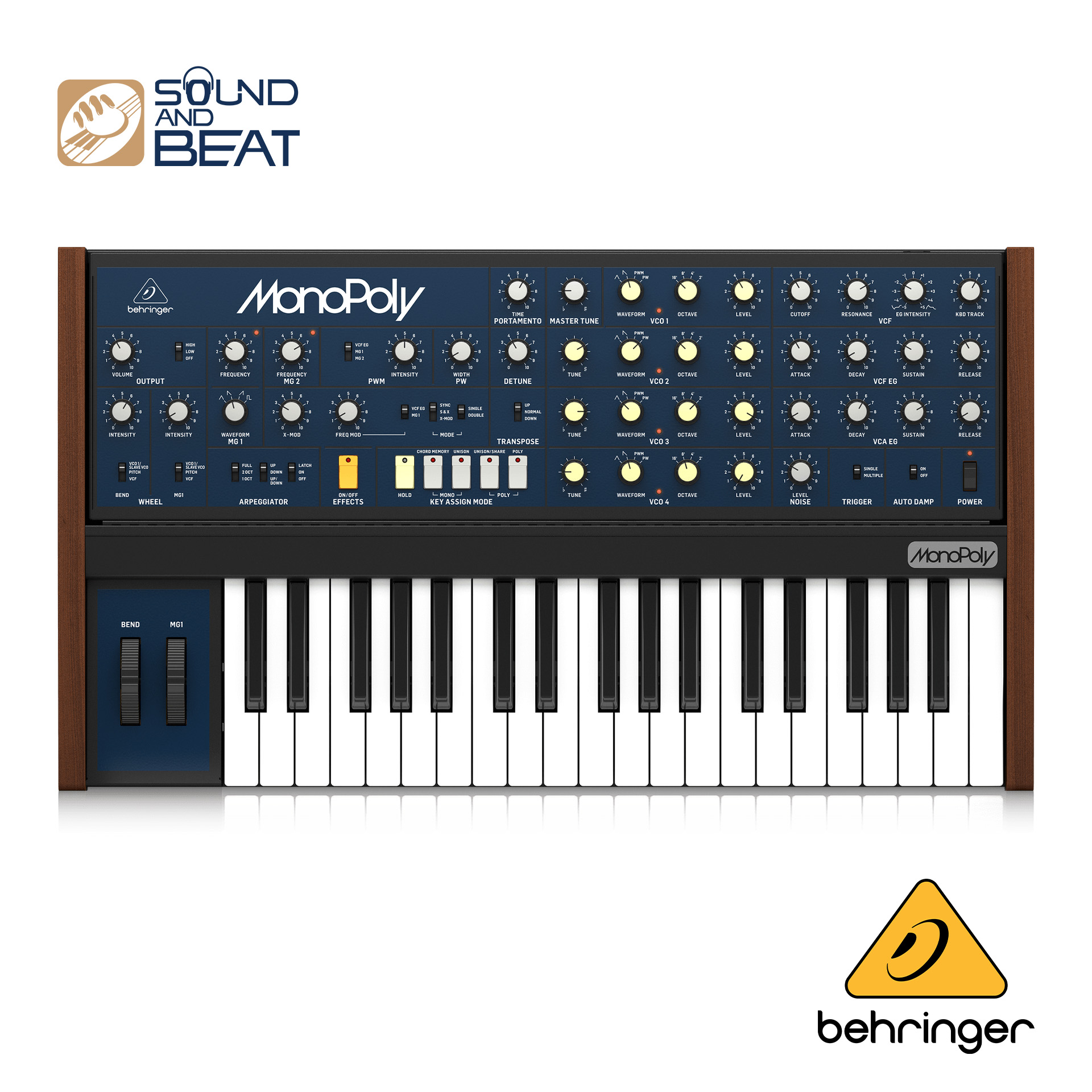Behringer Monopoly Analog Synthesizer Keyboard ราคา 29,500 บาท*ส่งฟรี