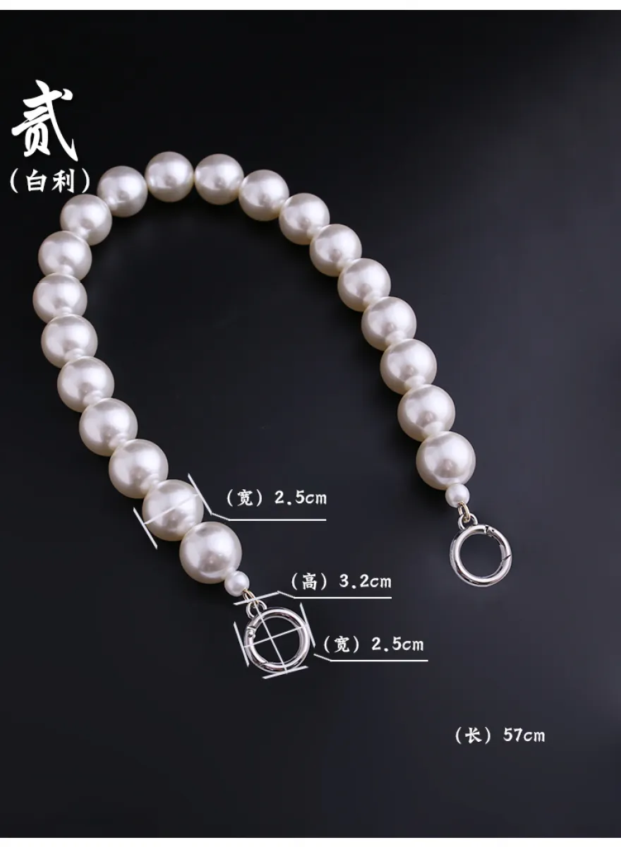 pearl strap bag