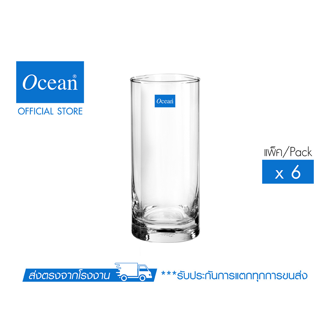 OCEAN แก้วน้ำ TRINITY LONG DRINK 380 ml (Pack of 6 pieces) ราคา 284 บาท*ส่งฟรี