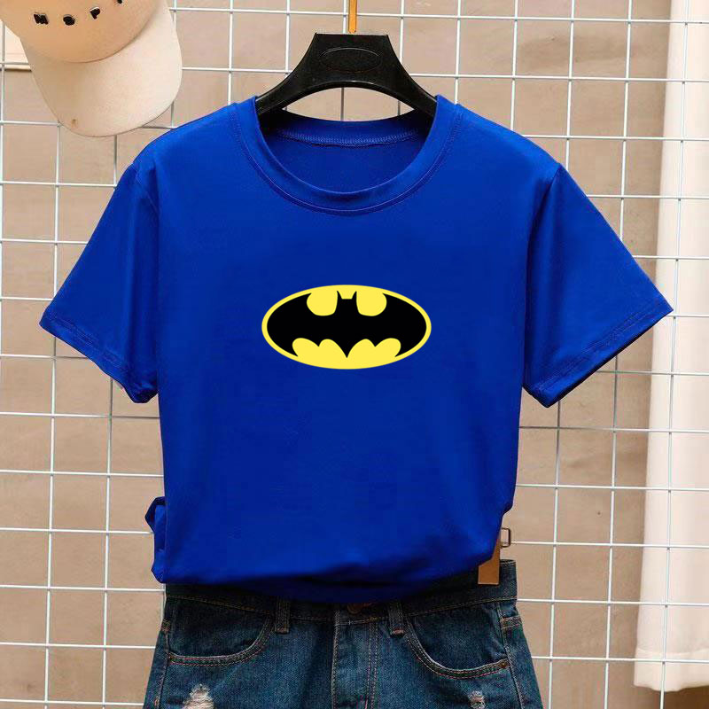 Fashion Shop Stoer เสื้อทีเชิร์ตขายดี เสื้อยืดคอกลมแฟชั่นunisex เสื้อยอดฮิตลาย เสื้อแขนสั้น เสื่อคู่รัก ใส่ได้หญิงและชาย แฟชั่น ลาย Batman T0260