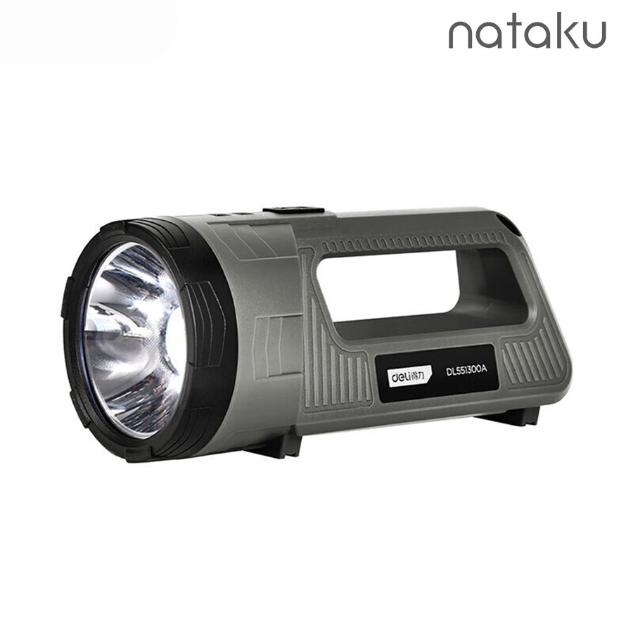 Nataku ไฟฉายLED ไฟฉายเดินป่า ไฟฉายแรงสูง ไฟฉายพกพา ไฟฉายแคมปิ้ง ไฟฉายชาร์จด้วย USB 3600mAH ใช้งานได้ต่อเนื่อง 20 ชม. ราคา 499 บาท*ส่งฟรี