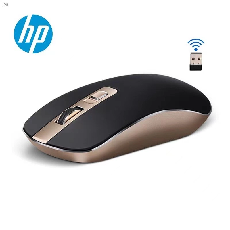 ภาพหน้าปกสินค้าHP S4000 Silent Wireless Mouse เมาส์สำหรับสำนักงานธุรกิจสีดำสำหรับแล็ปท็อปคอมพิวเตอร์พีซี