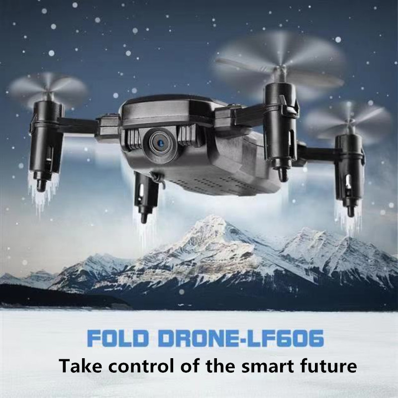 ข้อมูลเพิ่มเติมของ (Wanchen) LF606 4K2 White Red UAV กล้องรักษาความสูง, RC UAV พร้อมกล้อง HD WiFi FPV Quadcopter แบบพับได้ RC UAV Mini UAV ของเล่นเด็กเฮลิคอปเตอร์ RC