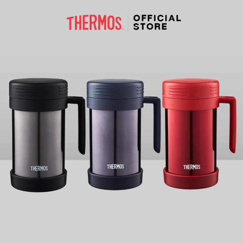 Thermos SK3000 Series Stainless Steel Food Jar 470mL With Spoon - 4 Co