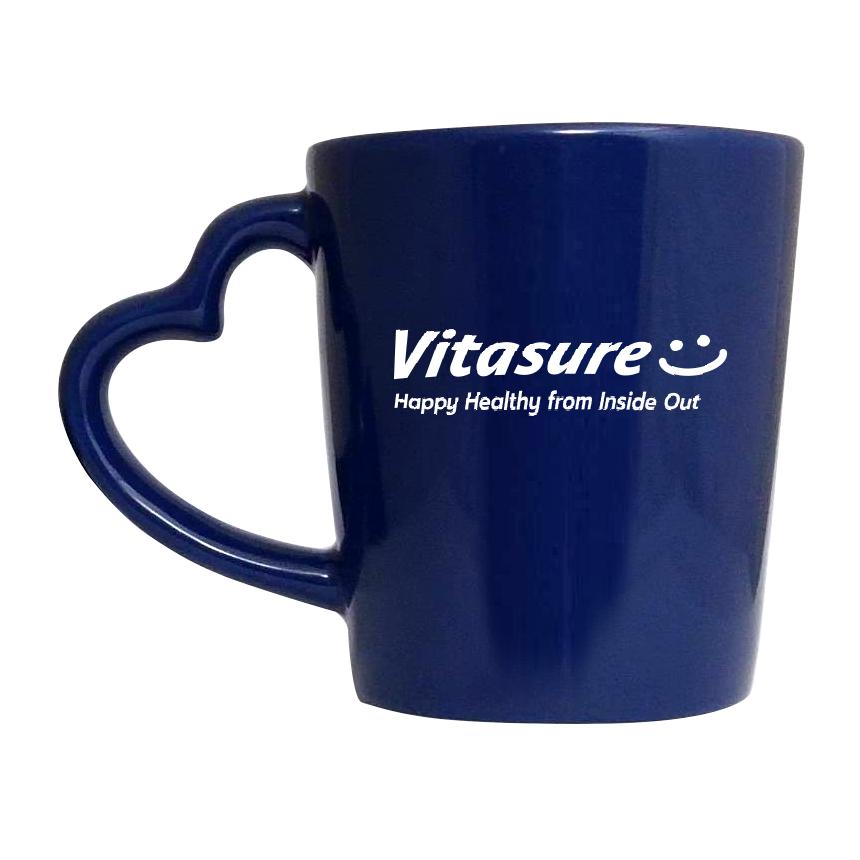 [Gift] แก้วหูจับรูปหัวใจ Vitasure Mug ราคา 119 บาท*ส่งฟรี
