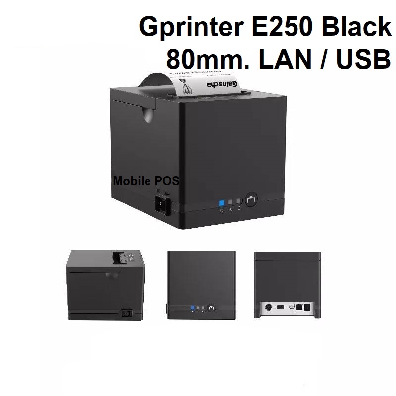 Loyverse POS Software Receipt by Gprinter-E250 80mm. LAN/USB ราคา 2,557 บาท*ส่งฟรี