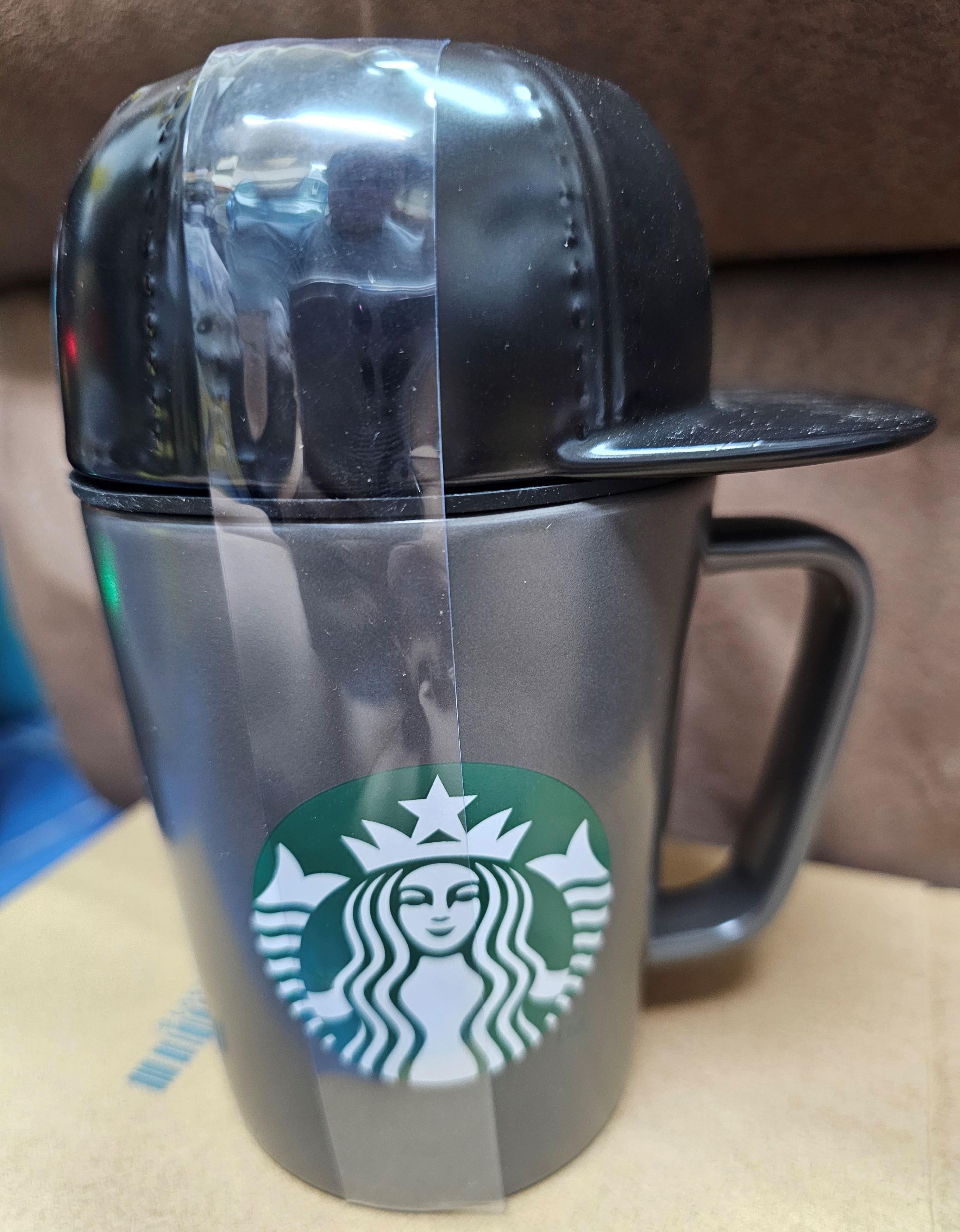 Starbucks Stainless Steel New Era Black Water Bottle 16oz