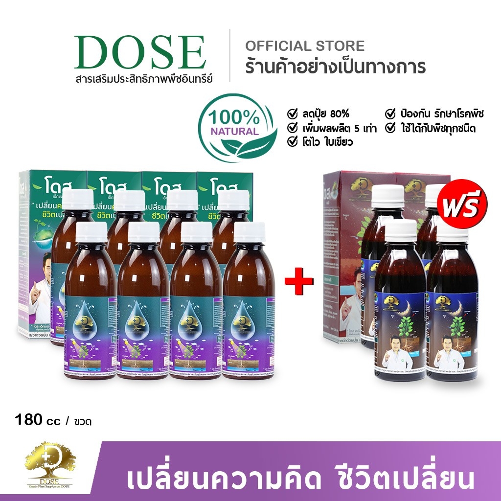 ชุดบำรุงต่อเนื่อง ซุปเปอร์โดส โดสเอ็กตร้า 8 แถมฟรี!! โดสพลัส 4 ขวด ราคา 4,990 บาท*ส่งฟรี