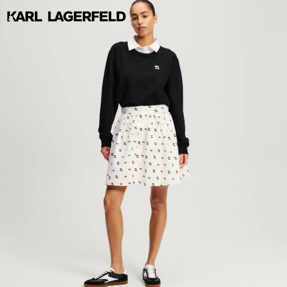 KARL LAGERFELD - IKON ALL-OVER-PRINT SKIRT ราคา 5,250 บาท*ส่งฟรี