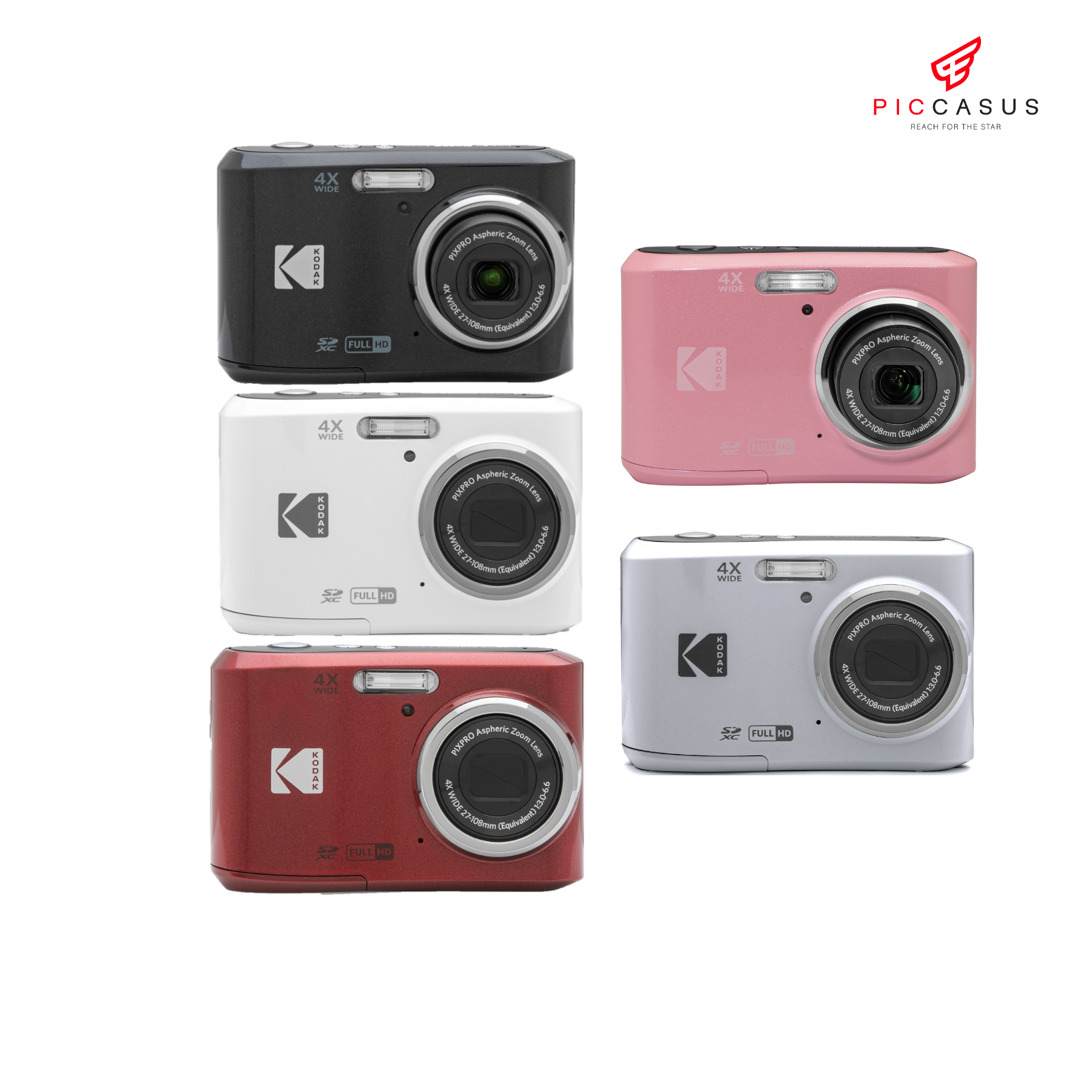 Kodak Fz45 Digital Camera Piccasus Compact - Center Warranty ราคา 4,490 บาท*ส่งฟรี
