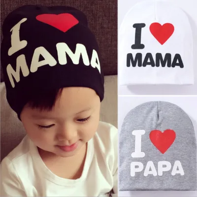 หมวกเด็ก I LOVE MAMA, I LOVE PAPA (1)