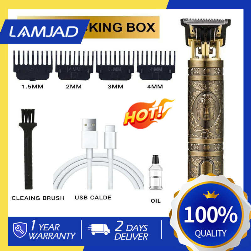 เครื่องตัดผม USB มืออาชีพ เครื่องตัดผมผู้ชาย เครื่องตัดผม เครื่องตัดผมไฟฟ้าไร้สาย เครื่องตัดผมแบบชาร์จไฟได้ ราคา 68 บาท*ส่งฟรี