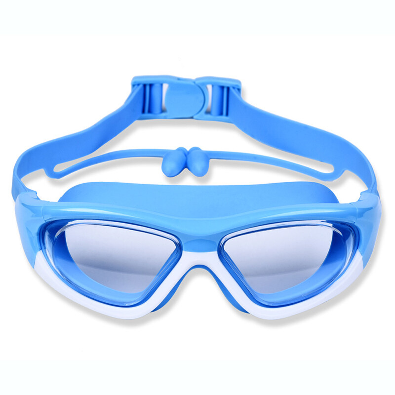 เกี่ยวกับ แว่นตาว่ายน้ำ แว่นตาว่ายน้ำเด็ก สีสันสดใส แว่นว่ายน้ำเด็กป้องกันแสงแดด UV ไม่เป็นฝ้า แว่นตาเด็ก แว่นกันน้ำ พร้อมที่อุดหู เลนส์ใส