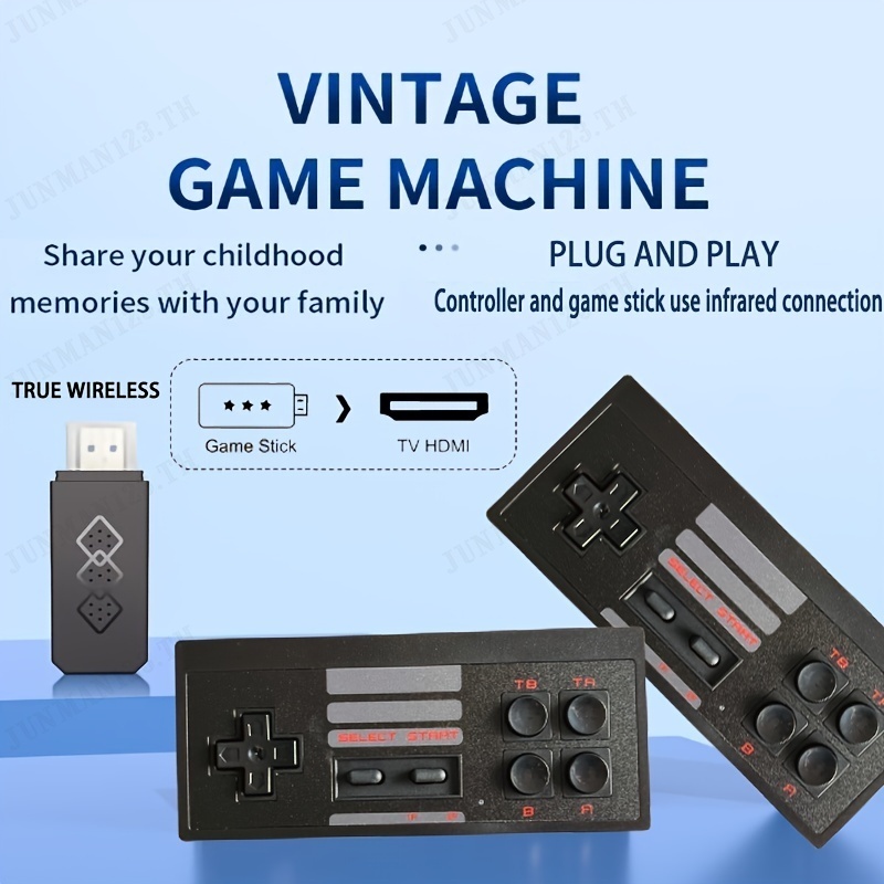 Retro Video Games For Retro Consoles, NES Retro Consoles With HDMI HD Output, Vintage Arcade Plug And Play Video Game Consoles Are A Great Gift Choice For Children And Adults. ราคา 569 บาท*ส่งฟรี