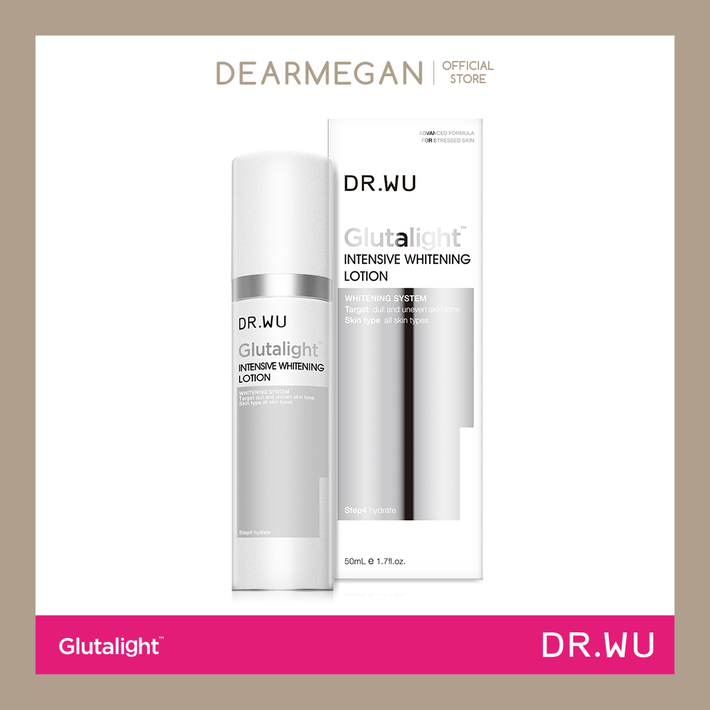 DR.WU GLUTALIGHT INTENSIVE WHITENING LOTION 50ML ราคา 1,650 บาท*ส่งฟรี