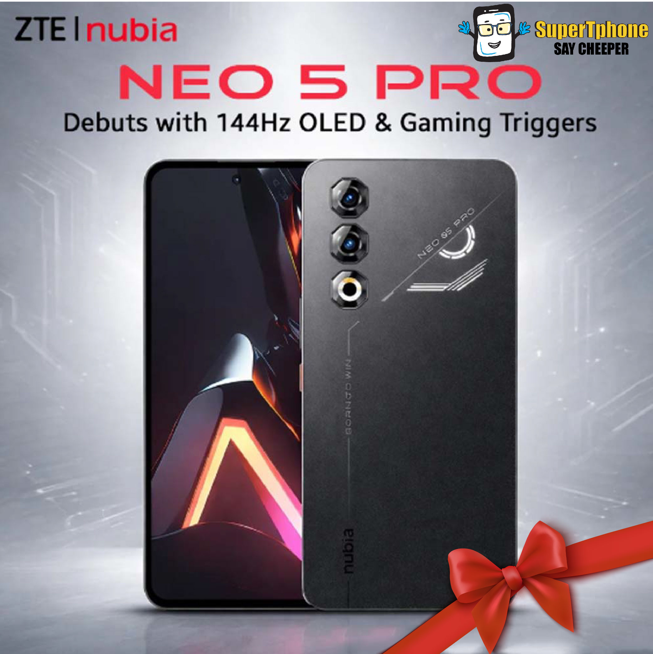 Zte Nubia Neo 5 Pro 5g Model (12+256Gb) Powerful Chipset L 6.8-Inch Screen L 6,000 Mah Battery (by Lazada Supertphone) ราคา 9,990 บาท*ส่งฟรี