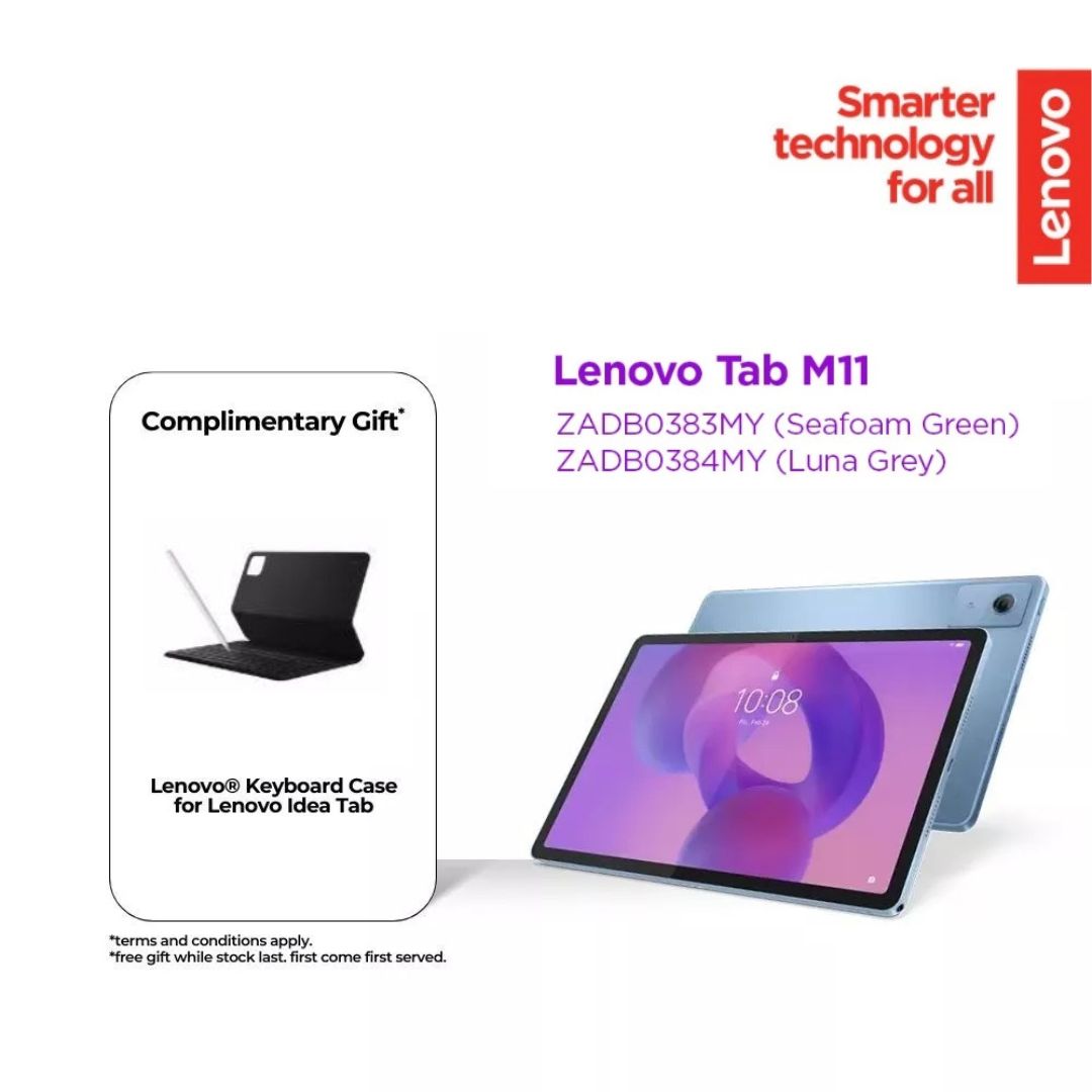 🚀 Lenovo Tabm11 2024 Tablet 12.1-Inch Android Smart Ram16Gb + Rom512Gb Smooth and Powerful, Full Performance! 🎯 ราคา 2,999 บาท*ส่งฟรี