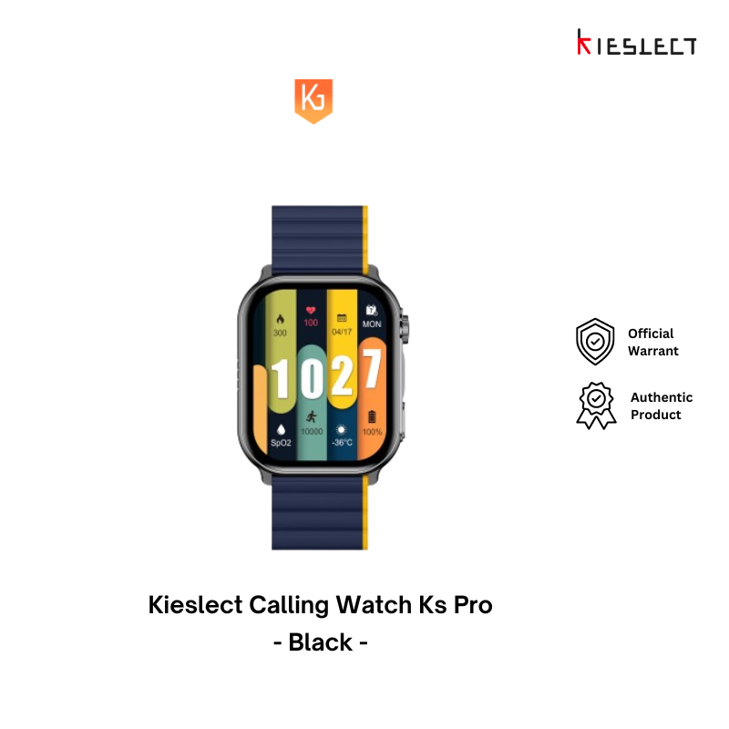 Kieslect Calling Watch Ks Pro สมาร์ทวอทช์ผู้ชาย จอใหญ่ 2 นิ้ว รองรับการโทร ฟีเจอร์ครบครัน ราคา 3,499 บาท*ส่งฟรี