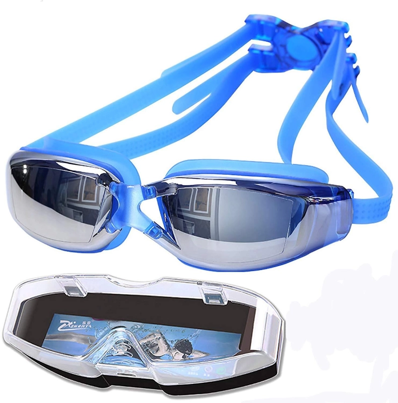 ภาพหน้าปกสินค้าWomdee ผู้หญิงผู้ชาย Anti FOG UV ป้องกันการเล่นเซิร์ฟการว่ายน้ำ Goggles Professional แว่นตากันน้ำ (เฉพาะแว่น)